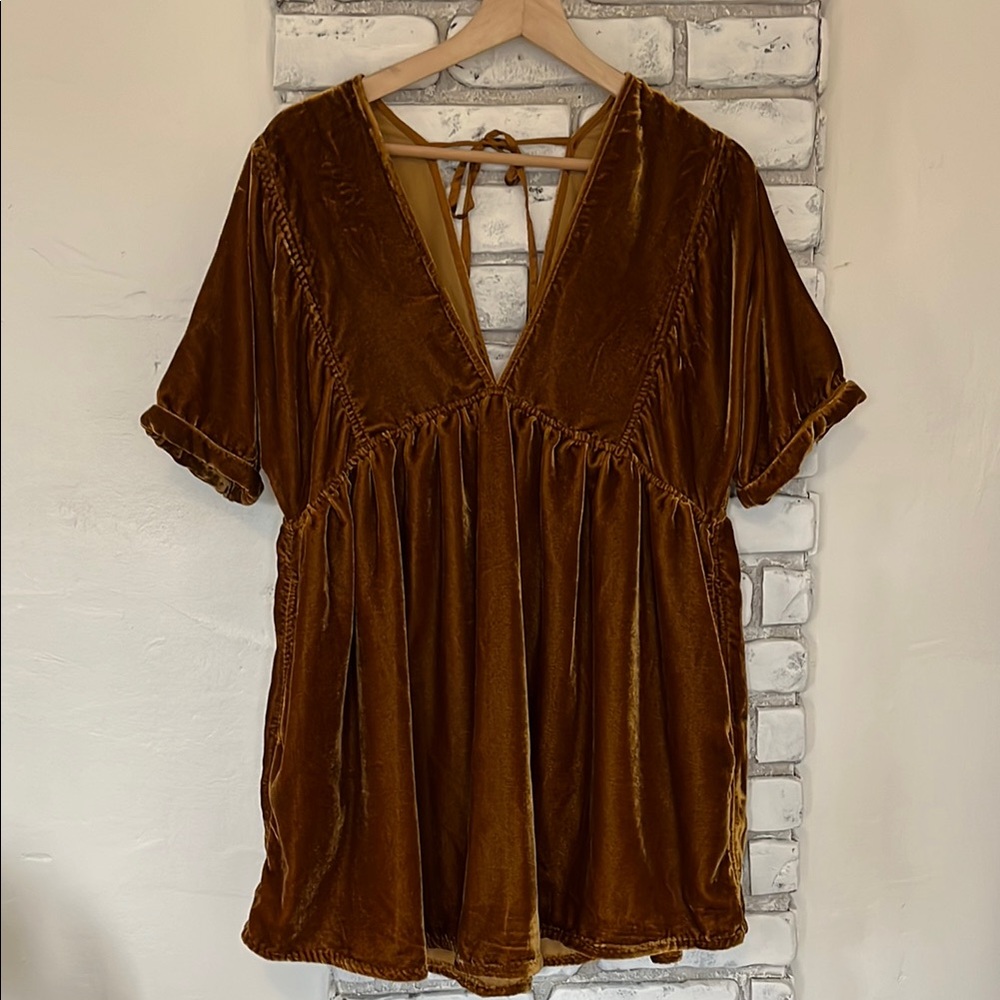 Free People Velvet Women's Tunic Dress